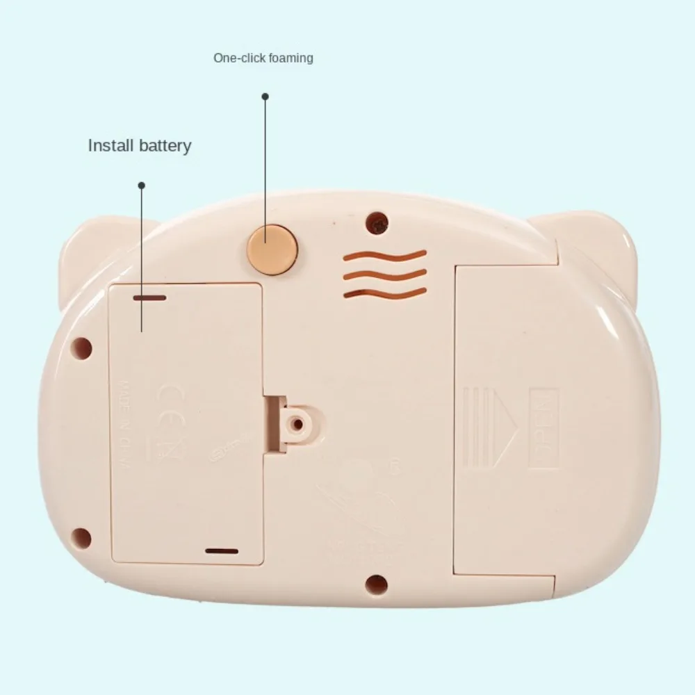 Creativo Durevole Chilren Bubble Machine Automatico Cartoon Sapone Bubble Maker Forma della fotocamera Maiale Cartoon Bubble Blower Ragazze Ragazzi