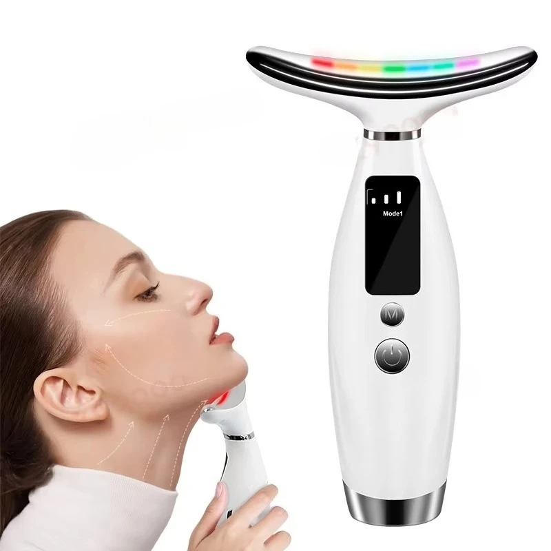 Neck Relax Face and Neck Massager with 3-Speed Vibration, Perfect for Daily Skincare and Neck Relax