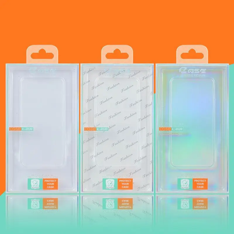 

50-500pcs Phone Case Packaging Box Blister PVC Package Box Universal Phone Case Box Phone Cover Box Packing Box PCPK0060