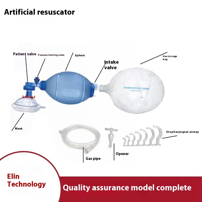 Simple PVC Respirator with Thermometer Balloon for Veterinary Resuscitation for Artificial Respiration Cross-Border Export