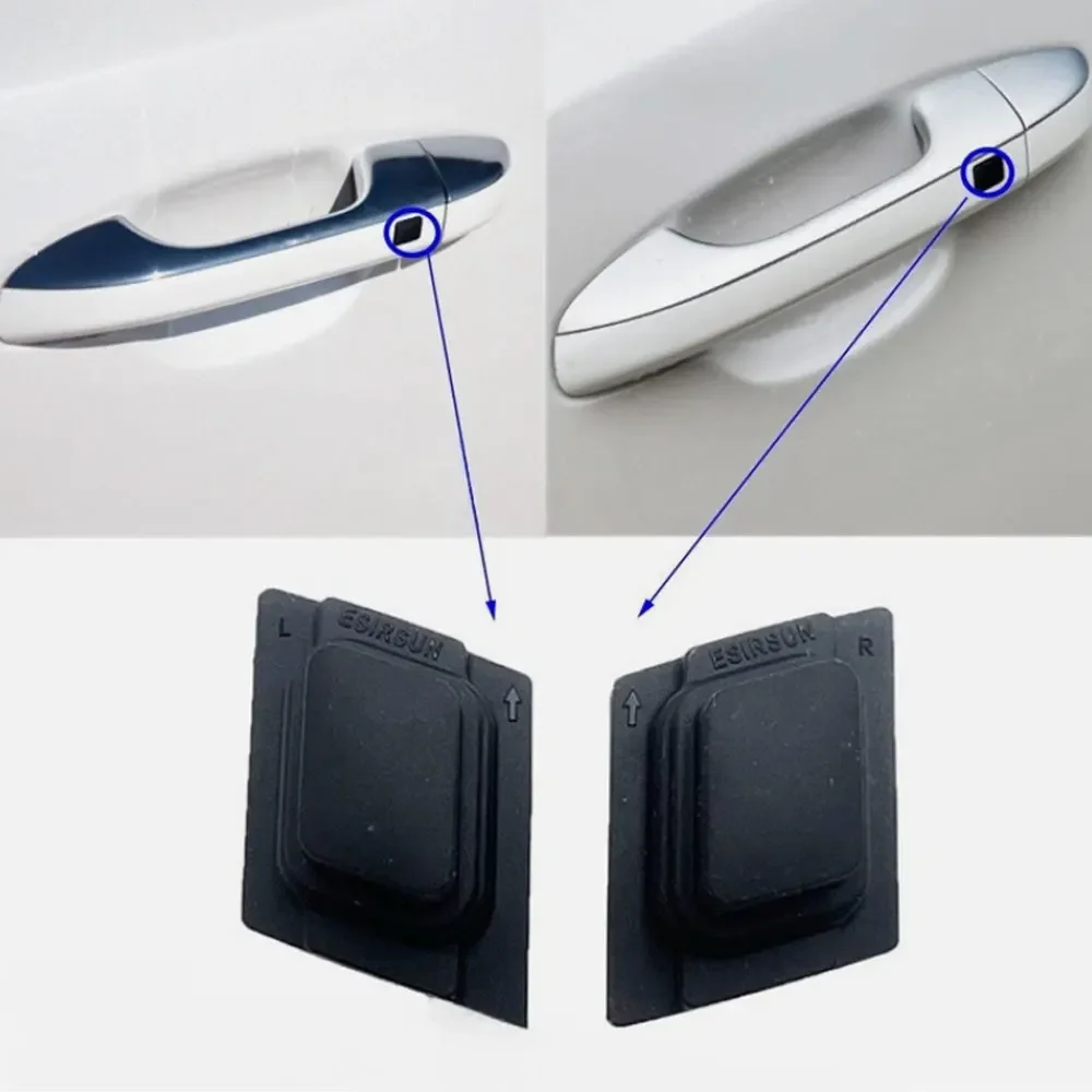 

For Kia Sportage 2016-2021 82651D9710 82661D9710 Car Door Exterior Handle Small Button Switch Cover Front Door Left/right Button