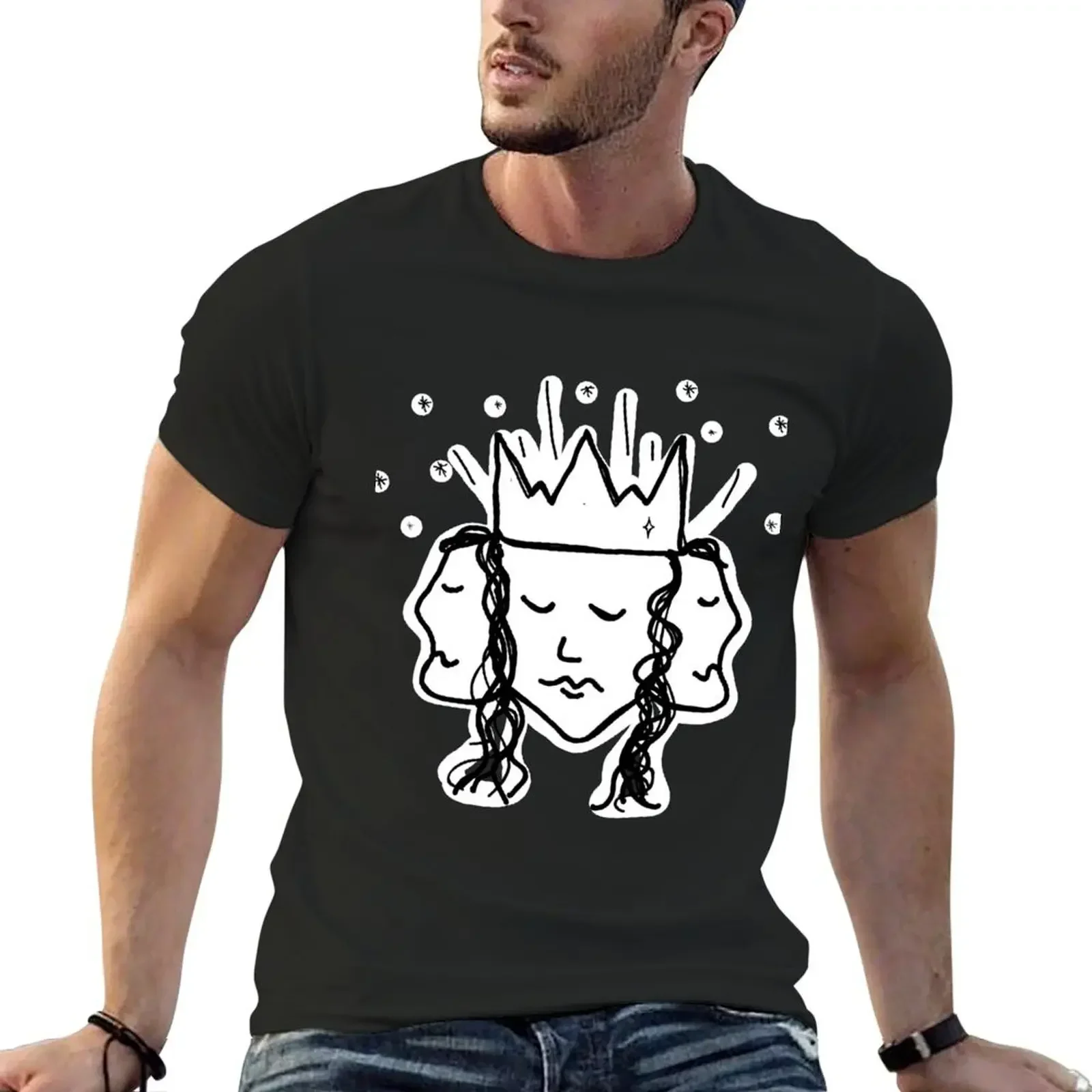 

Triple Goddess with Stars T-Shirt vintage clothes sublime cute clothes mens big and tall t shirts