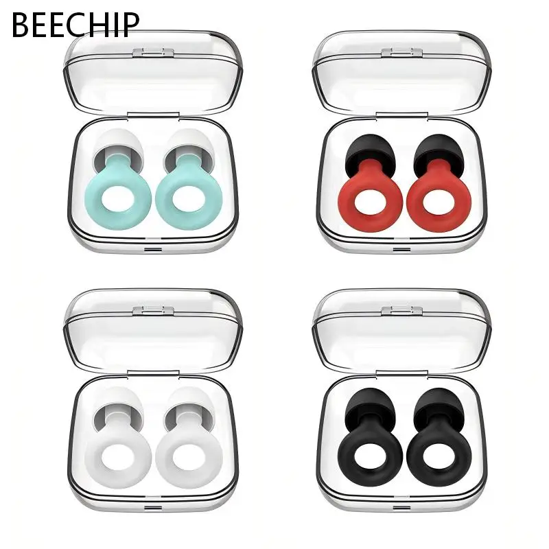 BEECHIP 防音耳栓 スイミング耳栓 遮音耳栓 滑り止め耳栓 睡眠用耳栓 サーフィン用耳栓