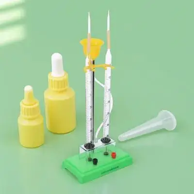 Water Electrolysis Experiment Device Plastic Build For Hydrogen Oxygen Production Demonstrator Classroom Tool