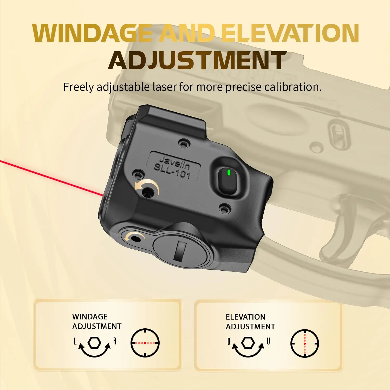 Pistol Light and Laser,No Battery,Only Fit Taurus G2C /G3C /Millennium PT111 G2 / PT140 G2,150Lumen Trigger Rail Mounted,SLL-101