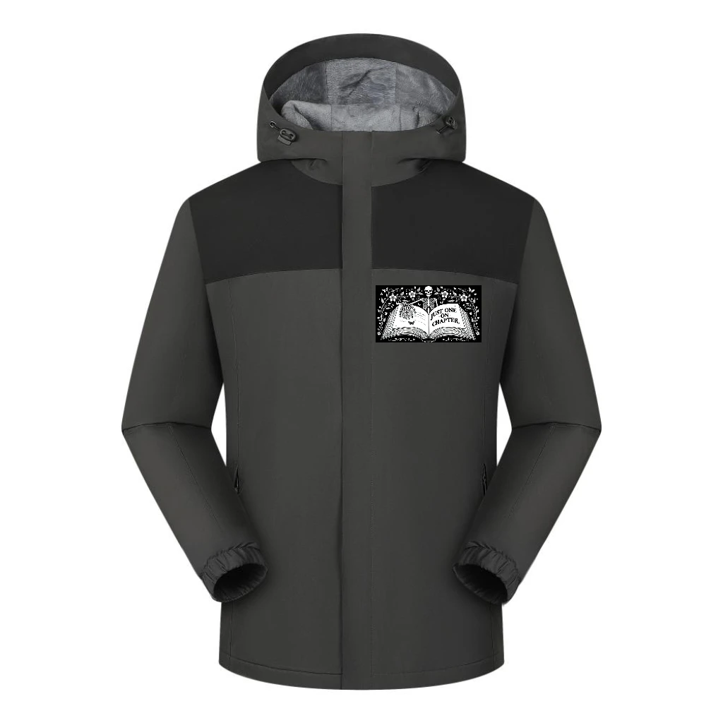 سترة شتوية مخصصة للرجال على الطراز البوهيمي، مقاومة للرياح، مقاومة للماء، مبطنة بالصوف، دافئة، ملابس رجالية قابلة للتخصيص