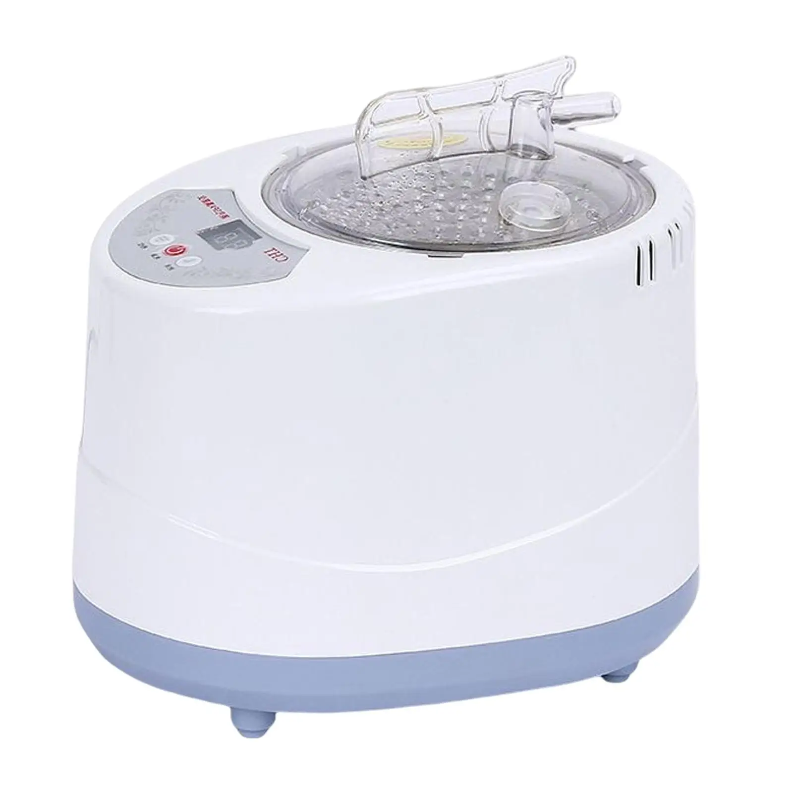 Steam Sauna Machine Portable 3L Stainless Steel Liner Timer Display Sauna Steamer Pot for Home Wellness SPA