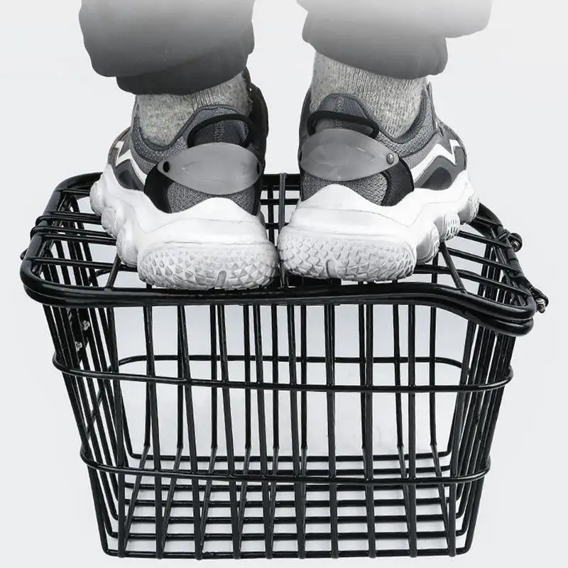 دراجة سلة خلفية معدنية دراجة الدراجات رف حاوية البضائع للدراجات الجبلية المدرسية سلة التخزين الإطار دورة الرف الخلفي