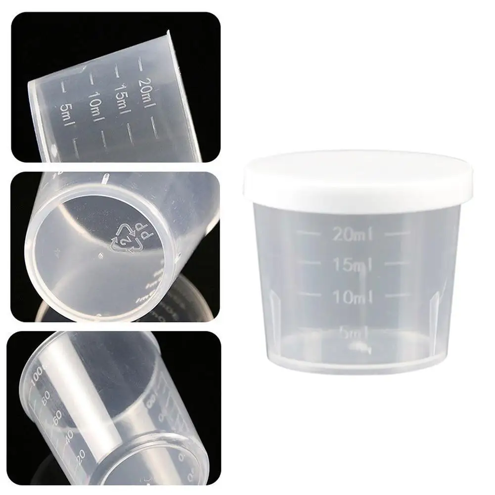 Multifunctional Measuring Cup 20/30/50ml Measuring Cup Durable DIY Cake Epoxy Resin Jewelry Making Kitchen Baking Tools