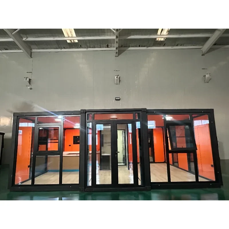 Extension Container House Portable Detachable Tiny Home Foldable House Container Prefabricated Folding Container House for Italy