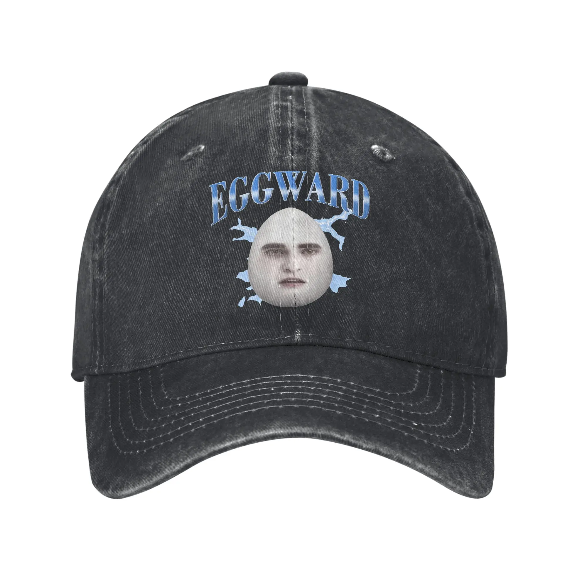 Eggward Silly Meme Parody Egg Edward Twilight Unisex Baseball Cap  Distressed Washed Hats Cap Casual Gift Headwear