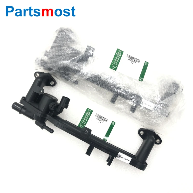 5.0L V8 Heater Manifold Tube With Sensor For Land Rover Discovery LR4 Range Rover RR Sport Coolant Water Pipe LR018273 LR109402