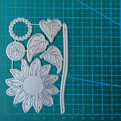 sunflower flower Metal Cutting Dies Mold Scrapbooking Decoration Paper Cards Craft Mould Blade Punch Template Embossing Stencils