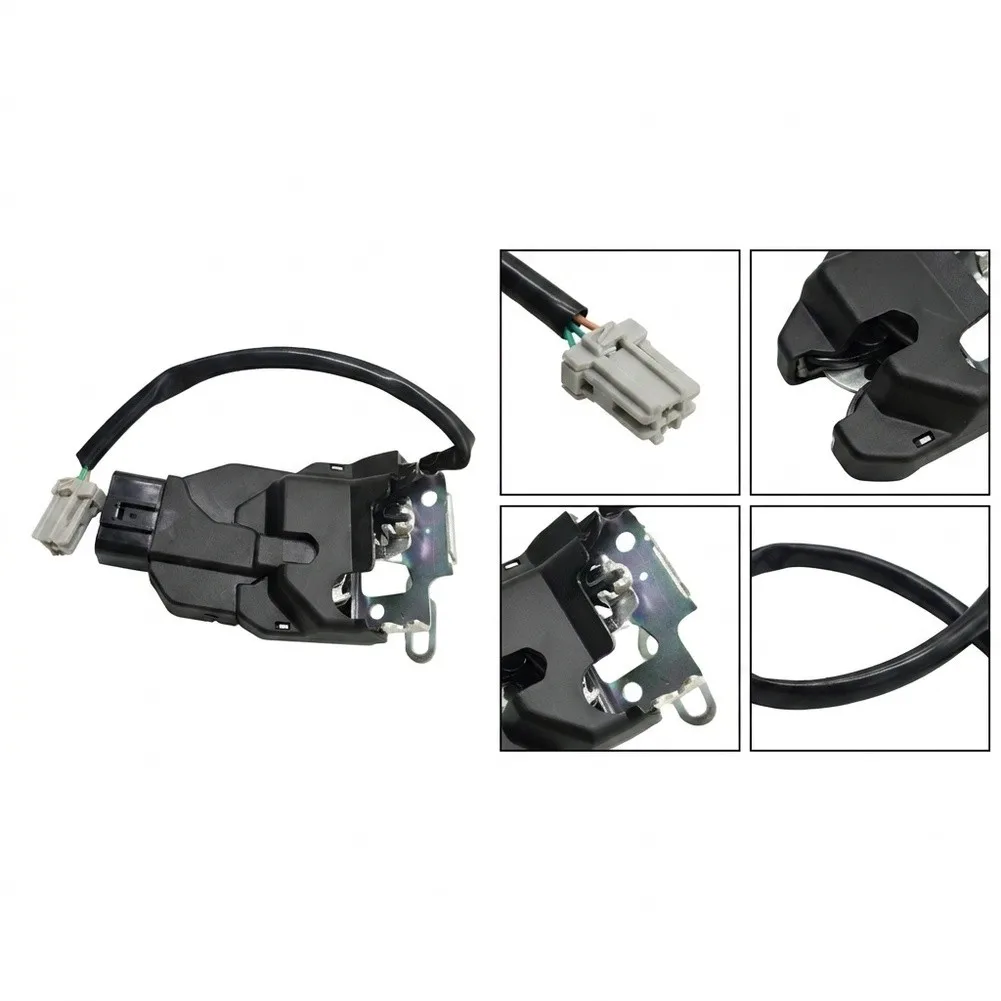 Trunk Lock Assembly Rear Door Latch For Auto Repair As Shown Practical Design Direct Replacement Part Metal Construction