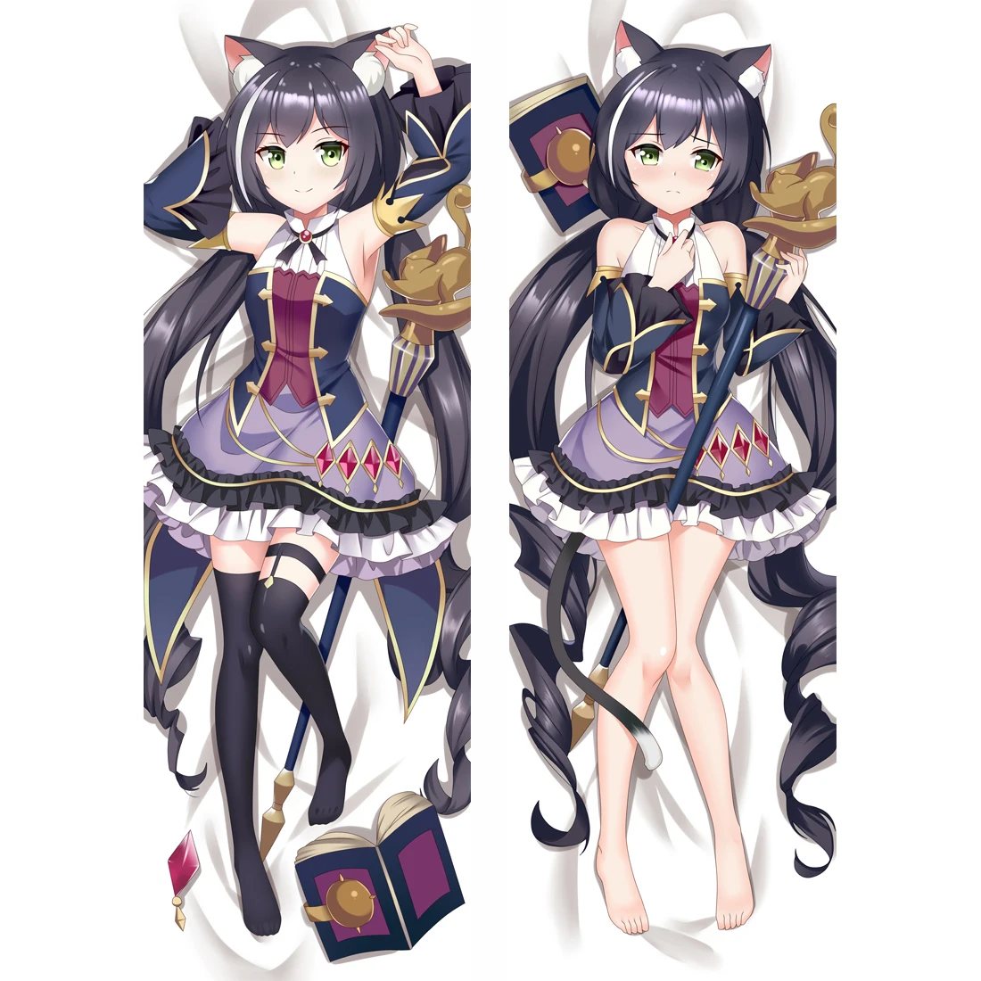 

Japanese Anime Princess Connect! ReDive Kawaii Decorative Sexy Pillow Covers Case Otaku Hugging Body Bedding Pillowcases