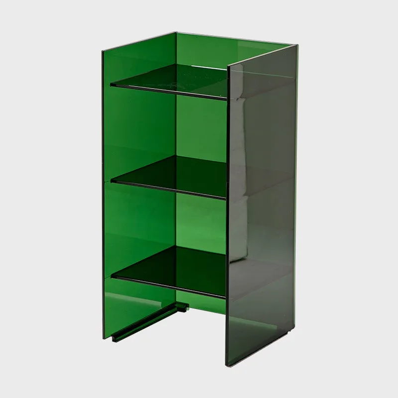 FOR Transparent Plastic PC Living Room Storage Cabinet,  Multifunctional Combination Storage Rack for The Bathroom