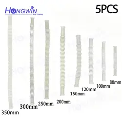 ID OD: 8*10*8 10 12 15 20 25 30CM White Color Nylon Tube Fule Line Bellows Corrugated Pipe For Fuel Pump Plastic Universal