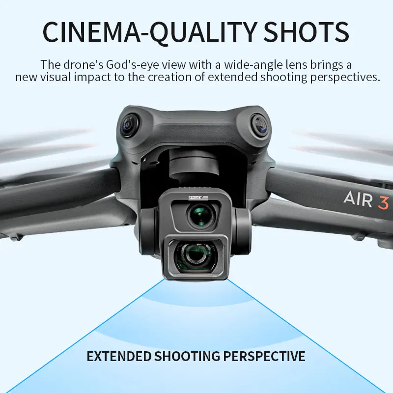 Startrc Wide Angle Filter for DJI Air 3 Drone Accessories Extend FOV to 112° Magnetic Wide-angle Photography Accessory