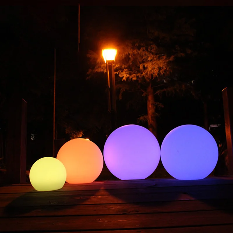 Lampade da giardino a LED impermeabili con illuminazione a sfera da giardino illuminazione per esterni decorazioni per esterni bar per matrimoni piscina lampade da prato galleggianti