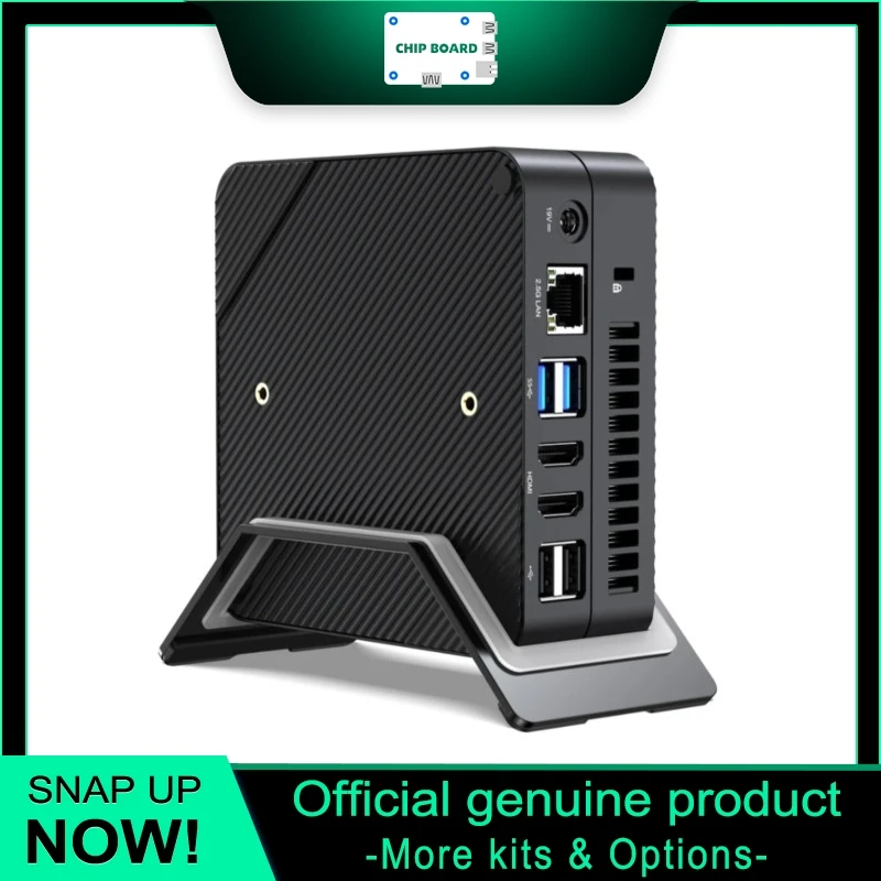

MINISFORUM UM773ME SE Lite Mini PC, AMD Ryzen R7-7735HS, Compact Desktop for Office & Design Use