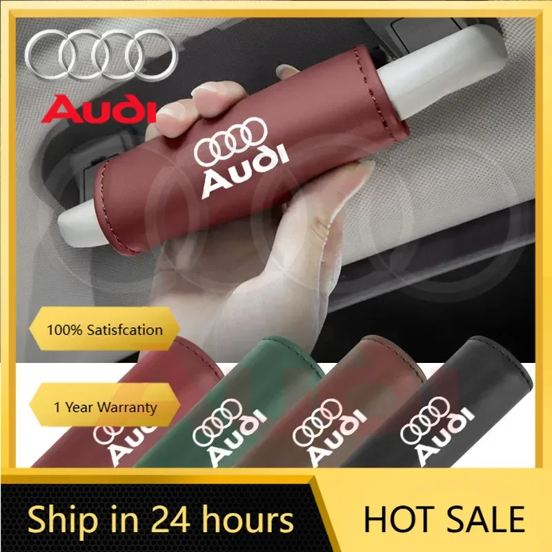

2025 Hot 1Pcs PU Leather Roof Handle Anti-scratch Protector Case For Audi Sline Q7 A1 A3 A4 A5 A6 A7 A8 B8 B9 B6 C6 Q2 Q3 Q5 Q8
