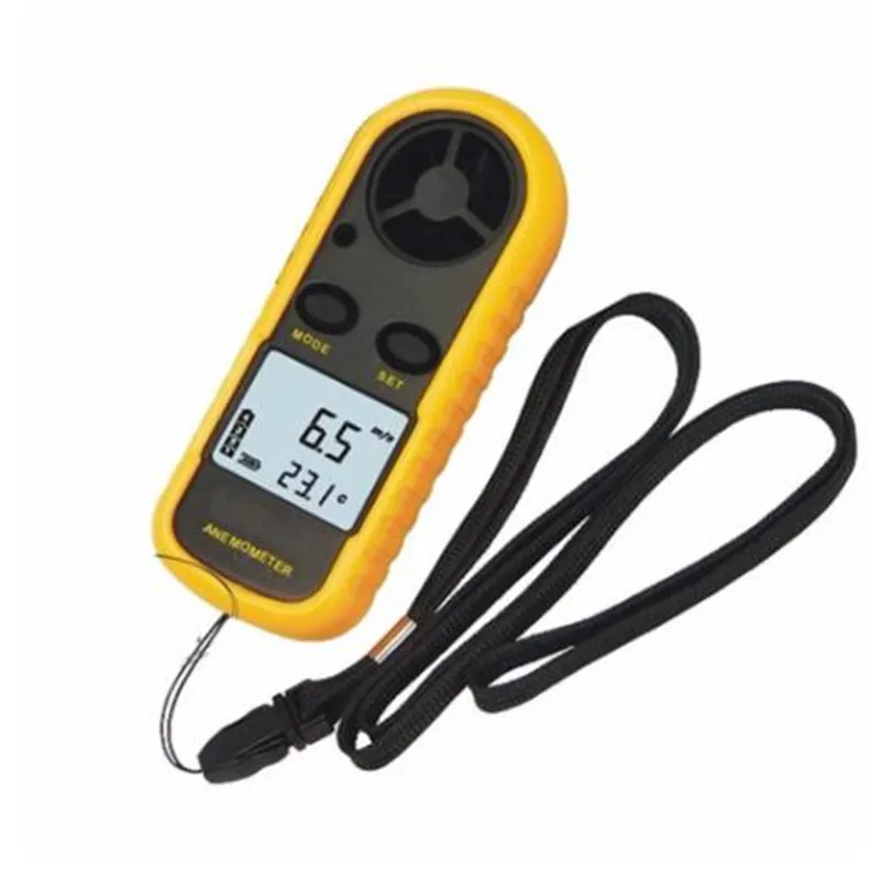 GM816 Anemometer Portable Wind Speed Gauge Meter Anemometro Windmeter 30m/s LCD Digital Hand-held Measure Tool Mini Wind Meter