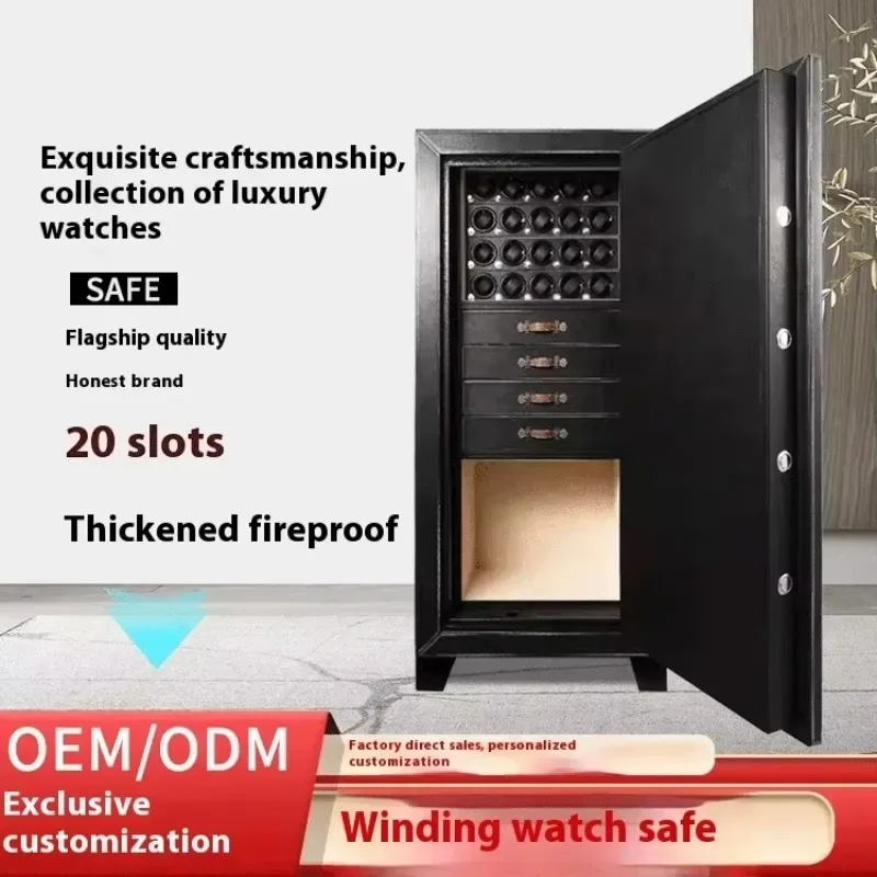【Fashionable】OEM/ODM Factory Direct Electronic Password Safe Box Home Office Place Watch Shaker Safe