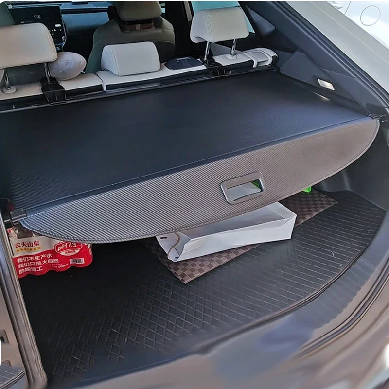 

Задняя шторка багажника автомобиля, заднее багажник, перегородка для TOYOTA BZ5 2025-2026, холст, украшения для хранения, аксессуары