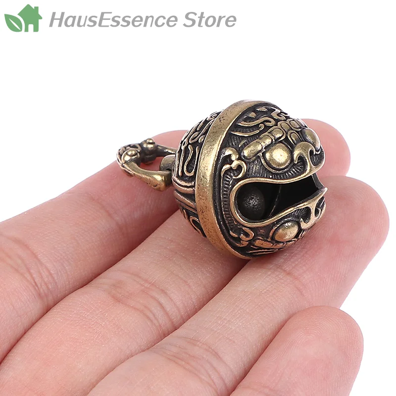 ※Lucky Brass Handicraft Die Casting Drop Bell Key Car Button Wind Bell Sect Bronze Bell Creative Gift Fengshui Home