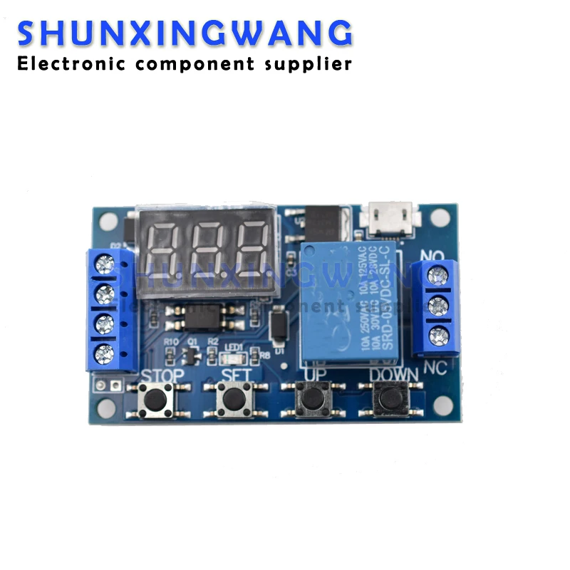 DC Motor Controller PWM Motor Speed Regulator Light Dimmer LED Digital Display Encoder 5V 12V 24V