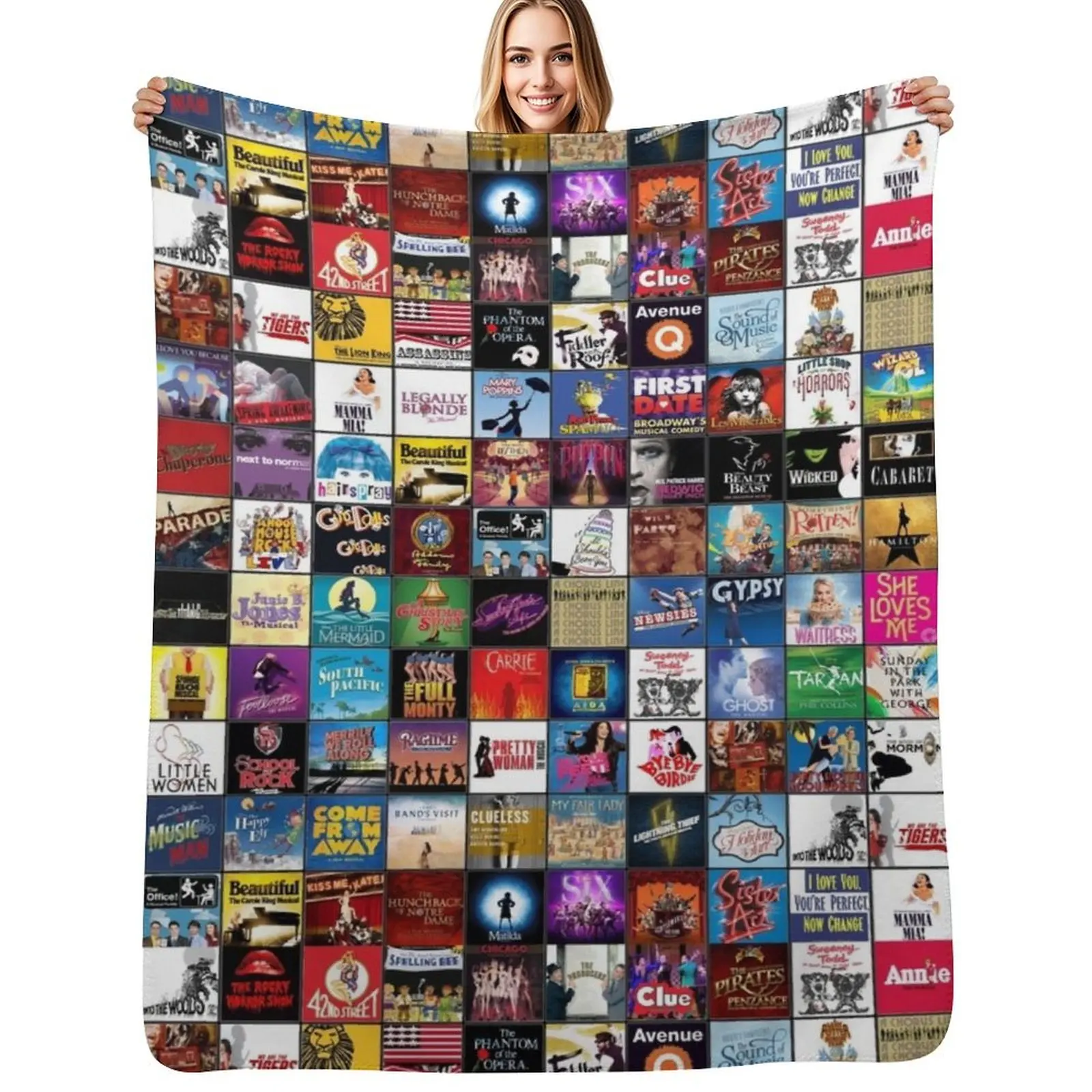 

Broadway Throw Blanket for babies Beach Sofas Decoratives Blankets