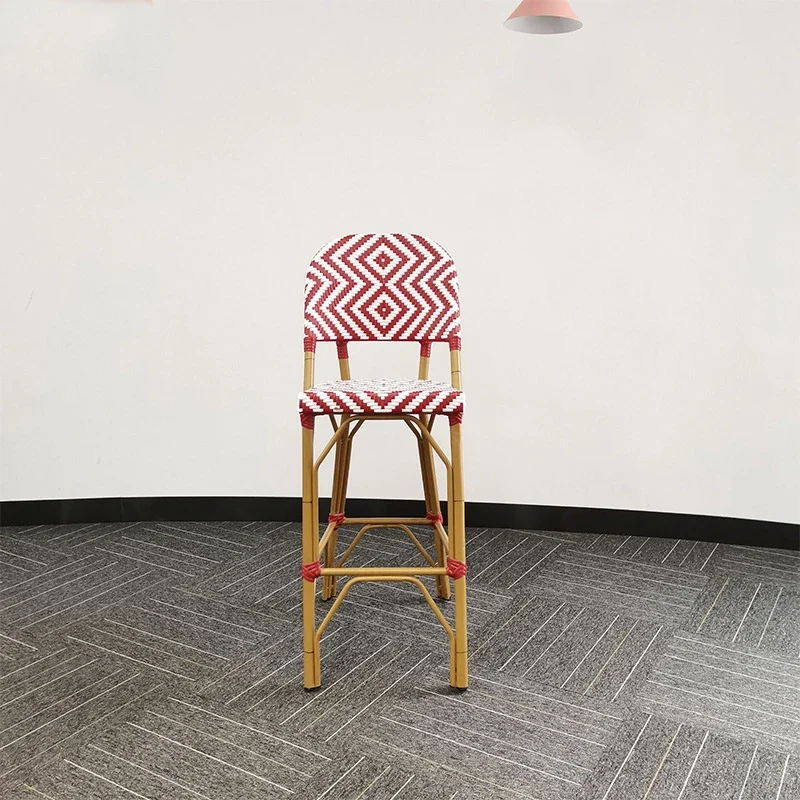 

l # Contemporary nordic rattan dining chair hot sale chair outdoor high quality french bistro chair