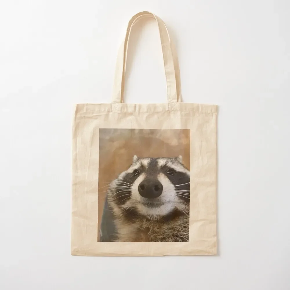 Silly Raccoon Tote Bag bag luxury women shoping bag Canvas for women