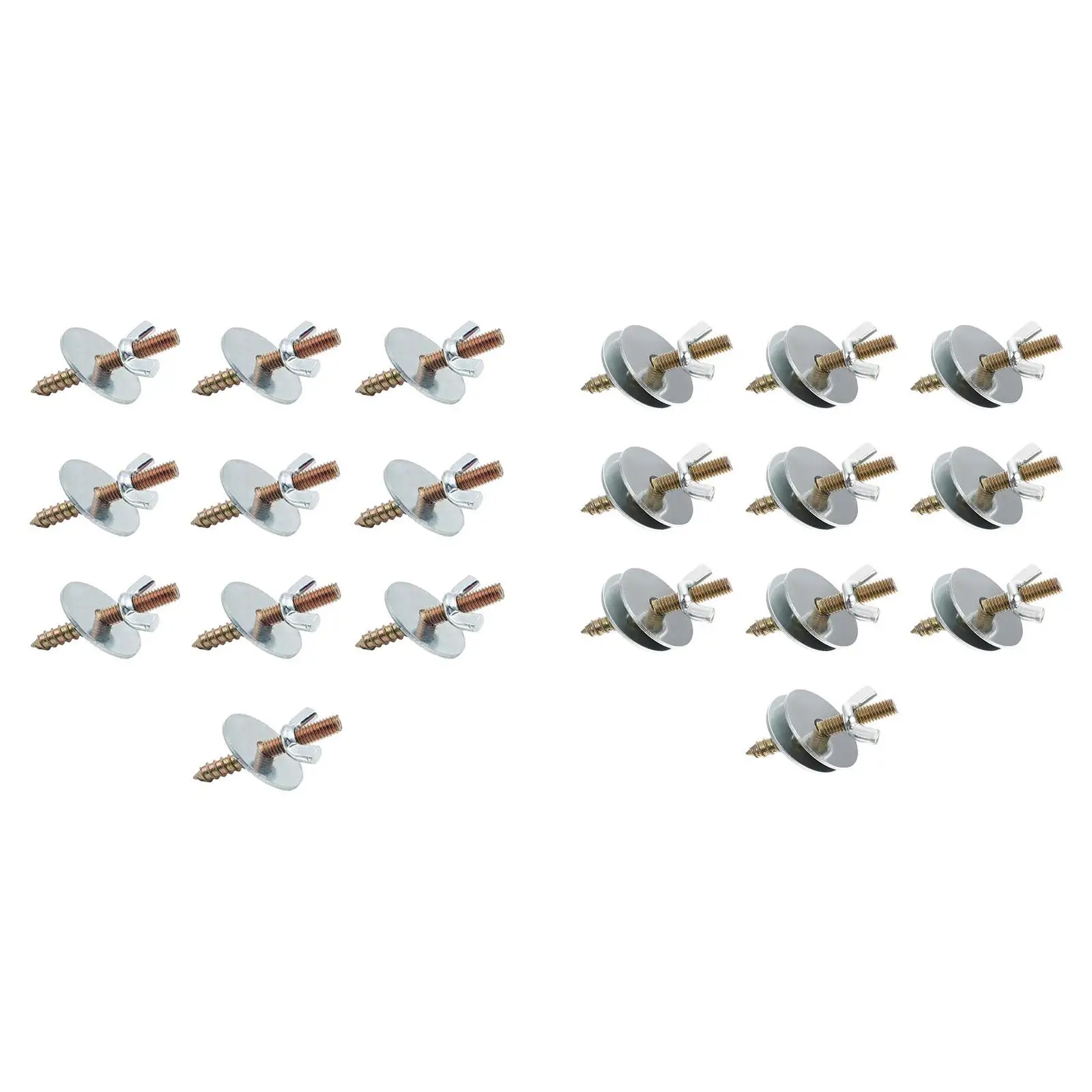 Parafusos de Fixação para Montagem em Rack, Papagaio Poleiros, Fastener Nuts, Hardware para Rack, M6 * 30, 10 PCs