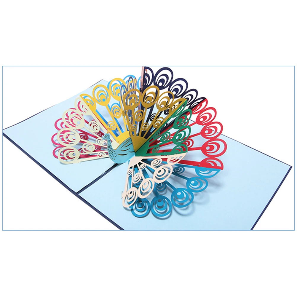 

Three-dimensional Paper Carving Greeting Card Wedding Anniversary Invitation 3D Hollow-out Party Cards Gift