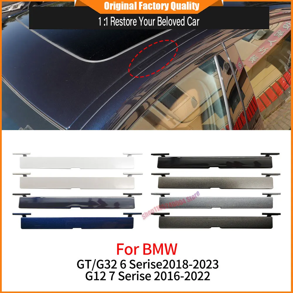 For BMW G32 6 Series G11 G12 7 Series Models Roof Rail Luggage Rack Cover Plate Molding Trim Compatible with 630 640 730 740