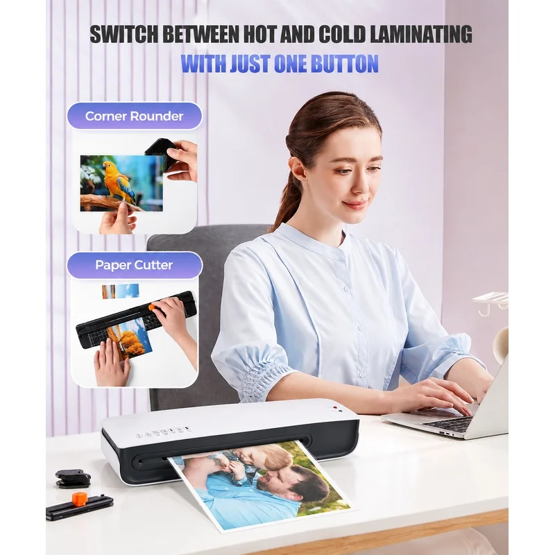 Photo laminator machineA4Photo file laminator, hot and cold laminating machine, rapid laminator