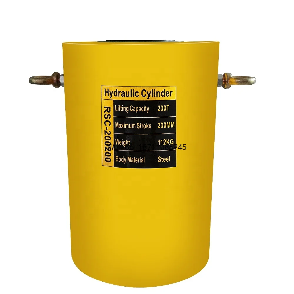 

Гидравлический цилиндр-домкрат RR-200200, 200 тонн, двойного действия, с длинным ходом