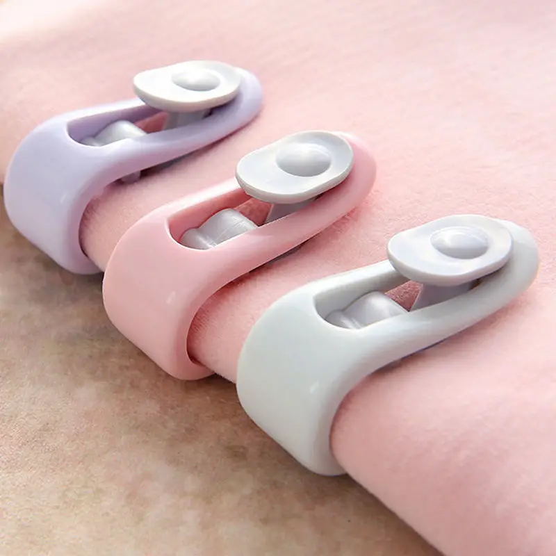 New Non-slip Quilt Blanket Clip Duvet Sheet Fixer Quilt Fastener Sleep Clothes Pegs Anti-run Love shape Bed Sheet Clips Clips