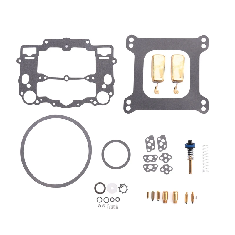 Carburetor Kit For Weber Marine W-4 BBL Mercruiser 809064 With Floats 8M0120193