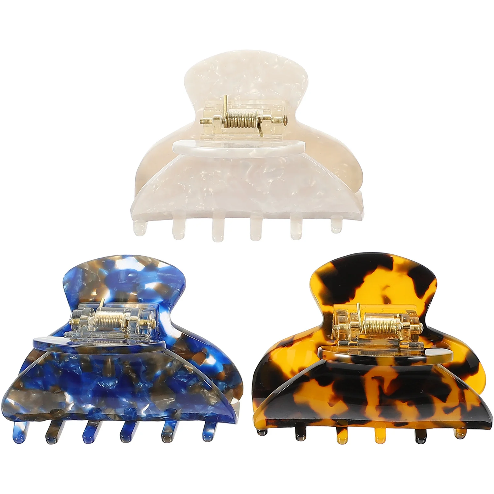 

3 шт., заколки для волос, маленькая заколка с когтями, прочные аксессуары для волос, женские аксессуары для вечеринки, дня рождения, повседневного использования, зажимы с когтями