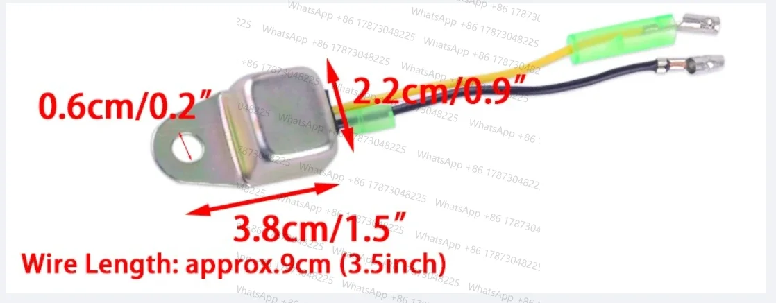LETAOSK 5pcs Low Oil Sensor Alert Fit for  GX160 GX200 GX240 GX270 GX340 GX390