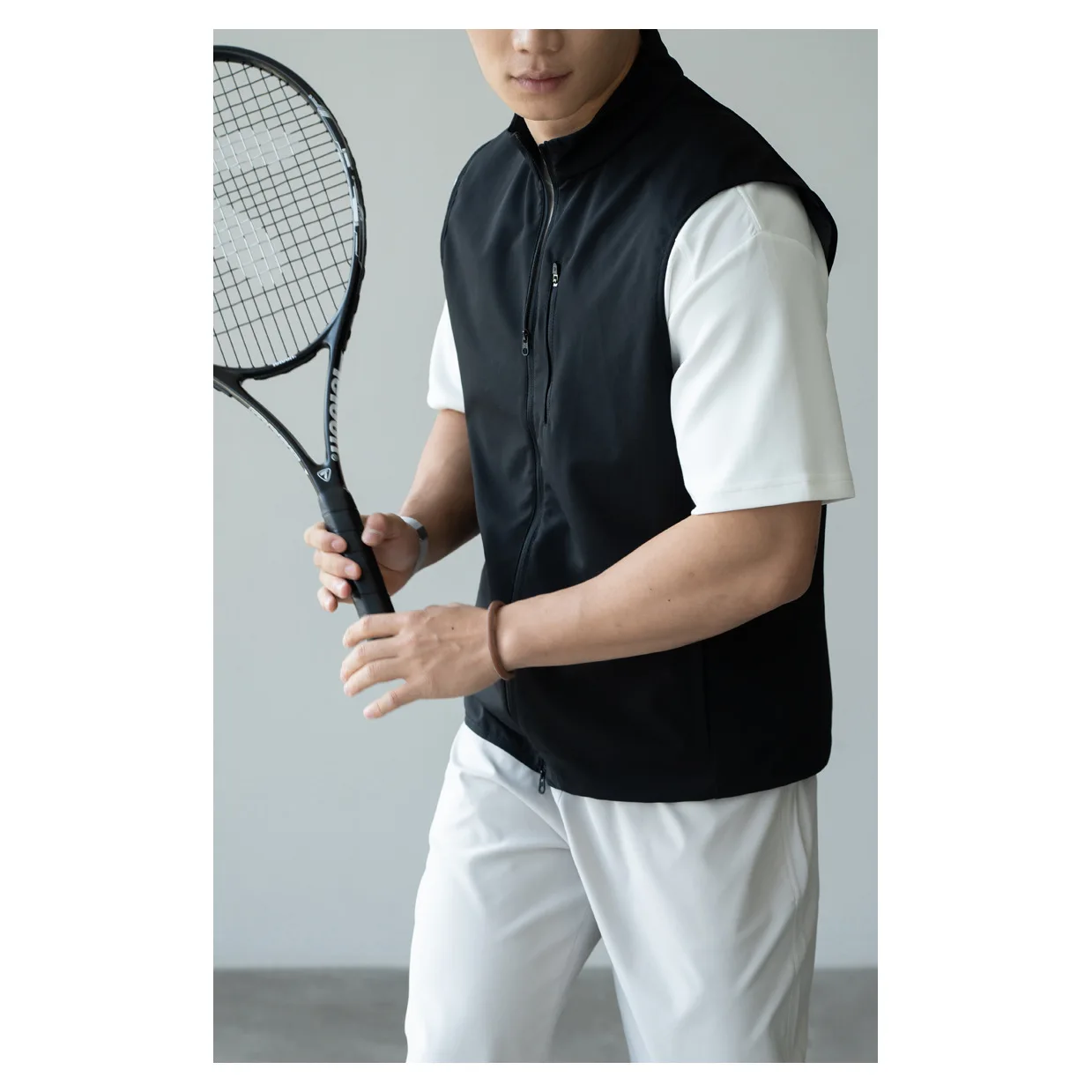 

Lightweight Waterproof Breathable Outdoor Vest Spring Summer New Style Windproof Zipper Multi-Pocket Men's Fashion Urban Wear