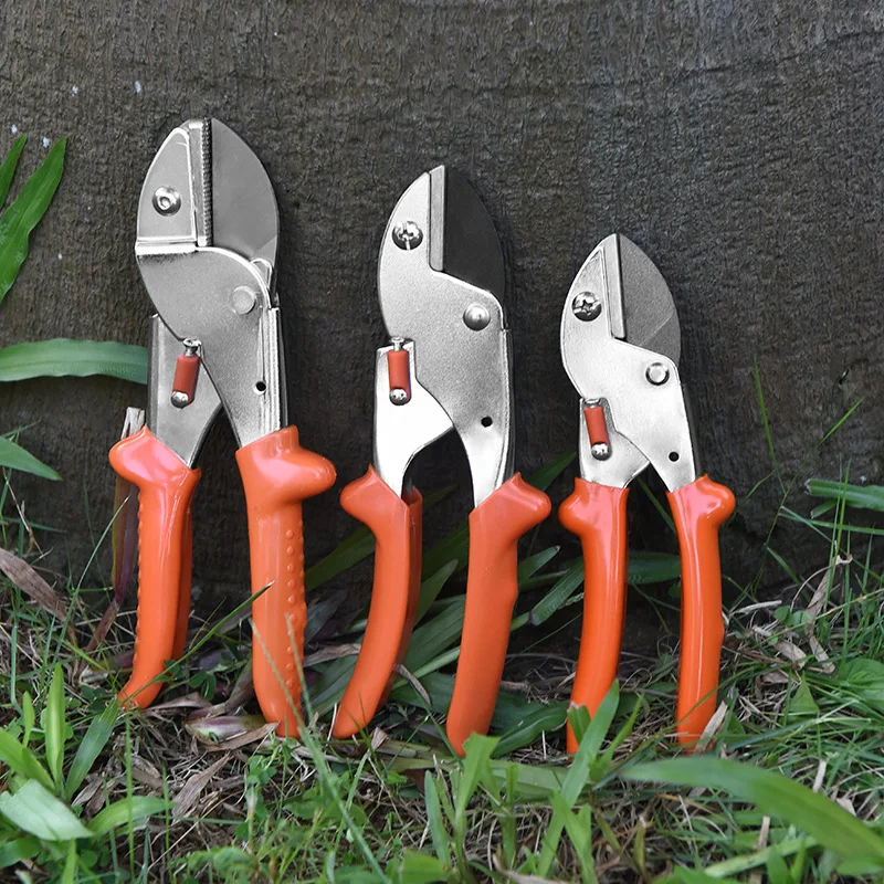 Imagem -02 - Tesouras de Poda de Aço Jardim Podador Tesoura Árvores Frutíferas Jardinagem Poderosa Secateurs Ferramentas Manuais Acessórios do Jardim 1pc Sk5