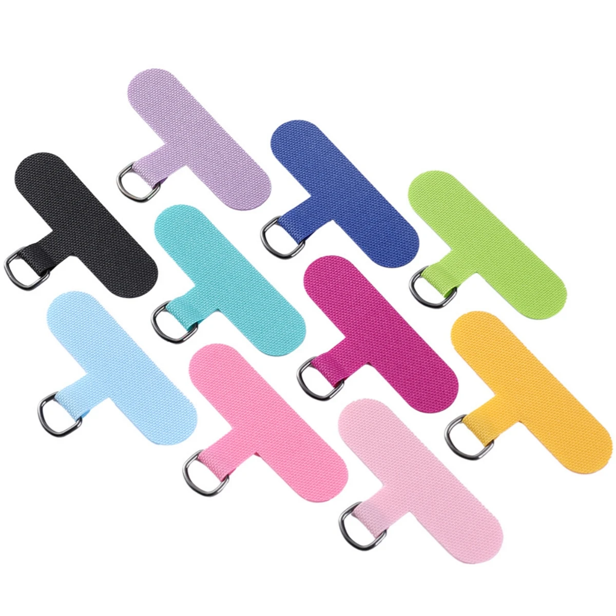 Joint universel de sangle de lanière de téléphone portable, 5 pièces, Patch détachable, Clips de chaîne de téléphone portable, carte pour accessoires de coque de téléphone faits à la main