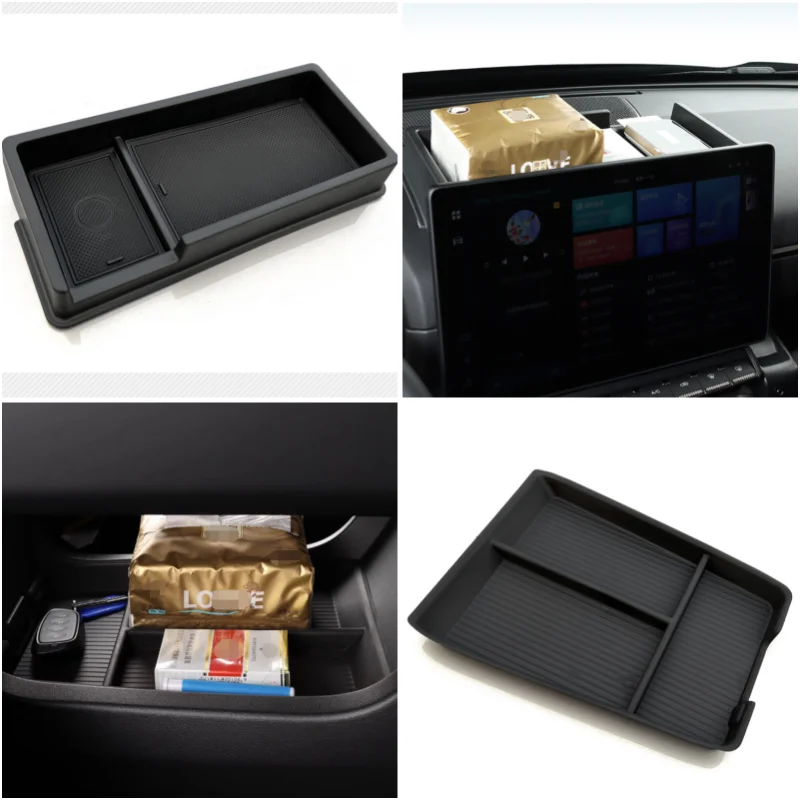 

For Haval Dargo 2th 2023 2024 Accessories Gap Storage Box Under The Center Console Instrument Panel Armrest Container Cover
