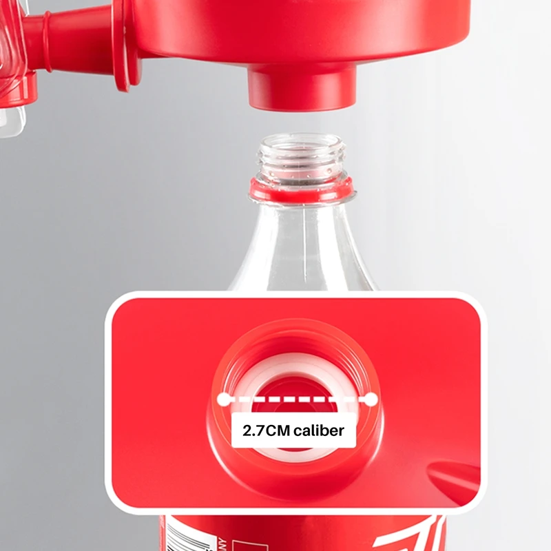 EAS-Soda Dispenser Fizz Dispenser Drink Dispenser Water Dispenser Party Cola Sprite, Red