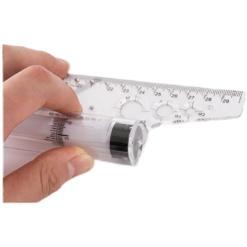 1PC 30cm Universal Foot Angle Parallel Ruler Designer Drawing Balancing Scale Rulers Multi-purpose Rolling Parallel Rule линейка