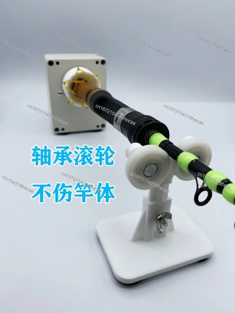 Fishing rod slow rotation epoxy resin coating machine winding, tie guide ring rod rotator joystick
