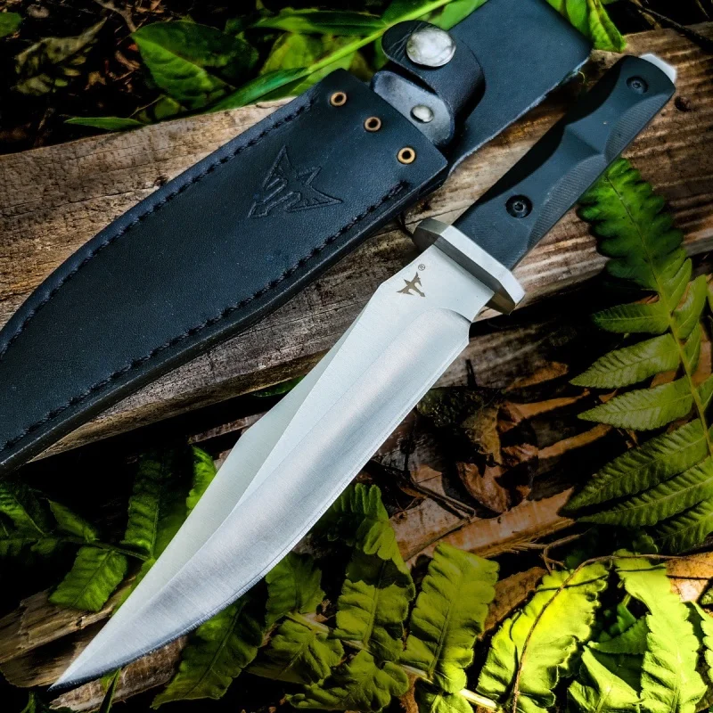 Outdoor Wilderness Survival Straight Knife high Hardness 7cr13mov Blade G10 Handles Camping Portable Knives Edc Knife